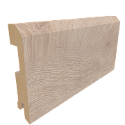 Плинтус плоский CPL TL 75х16х2070 дуб золотистый