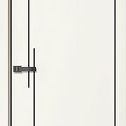 ПГ Vinyl PRO Контур-3 700 белый (композит кромка4 П-образная черная) 