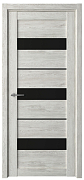 ПО Эко-шпон Прага 700 дуб нордик стекло черное 